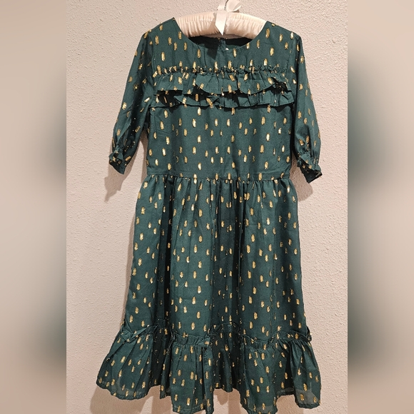 OBO NWOT Janie and Jack Christmas Dress Size 8 - Picture 1 of 6